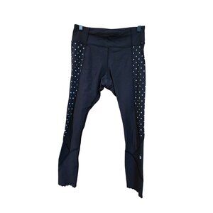 Lululemon Athletica Black Polka Dot Leggings Women Size 6